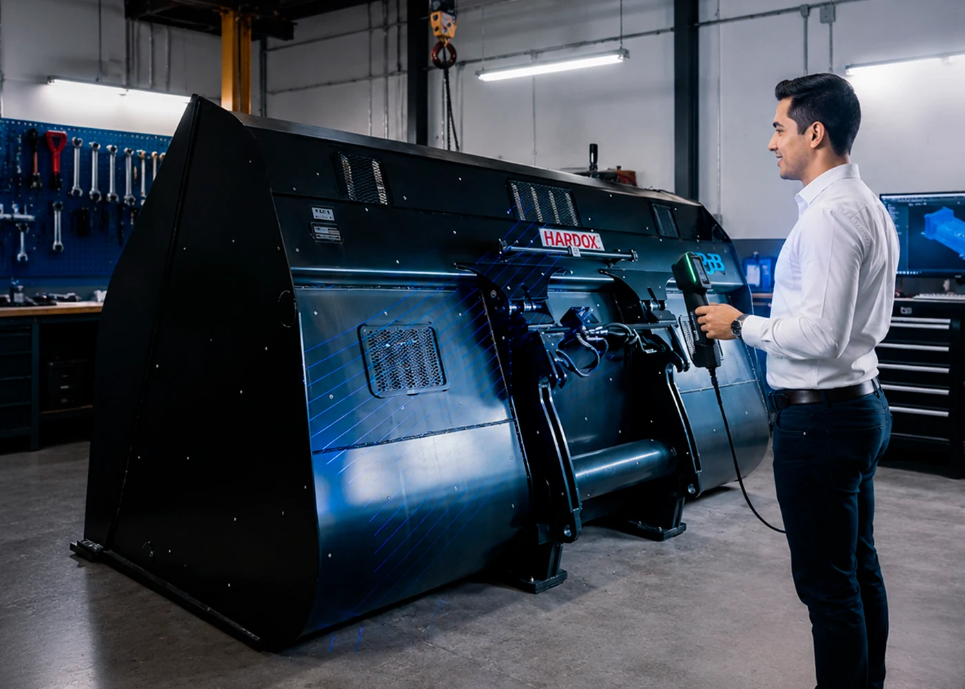 HandySCAN 3D Serie MAX para digitalización de piezas a gran escala
