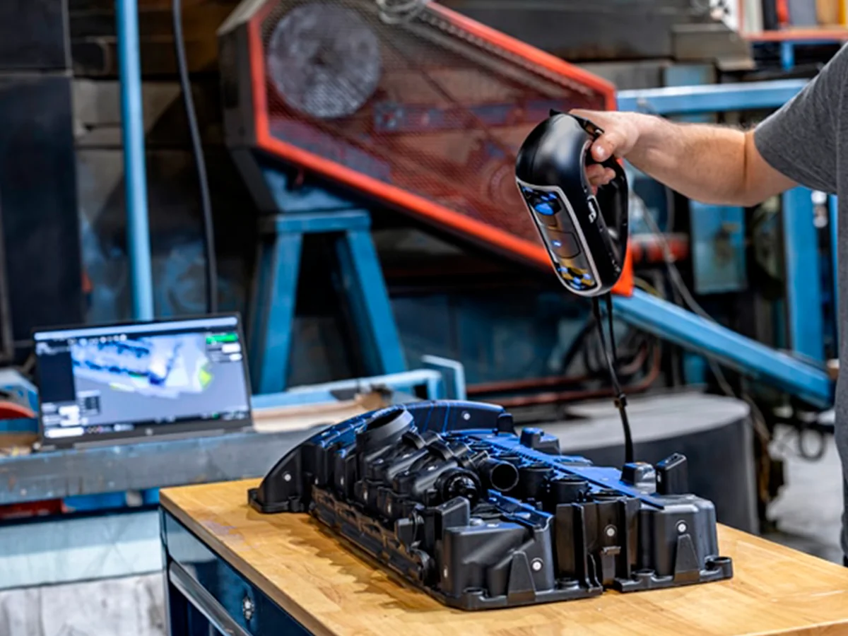 Escaneo 3D portátil aplicado a ingeniería y control dimensional industrial